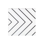 Pattern Tile 200x200 Matt White 210130 Encaustic Look Pressed