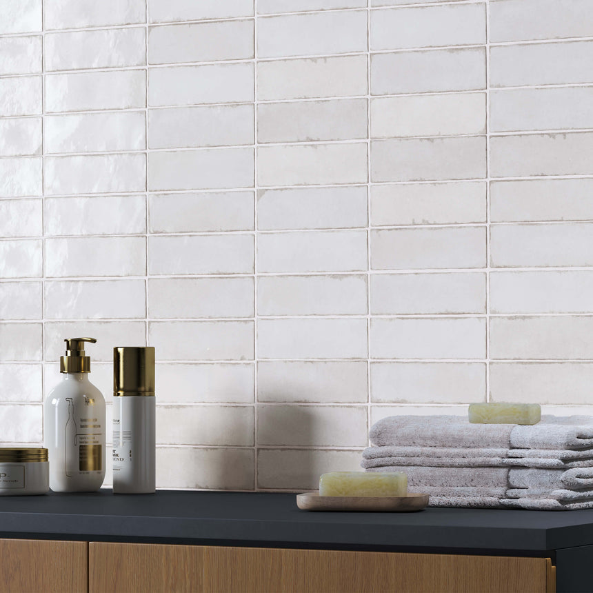 Piccolo 50x150 Gloss Pure White Subway Pressed