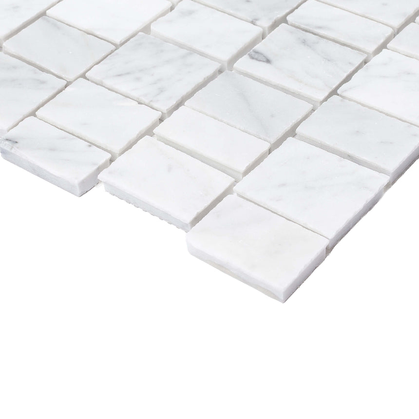 Marble Mosaic Scarpa Varies Honed Carrara