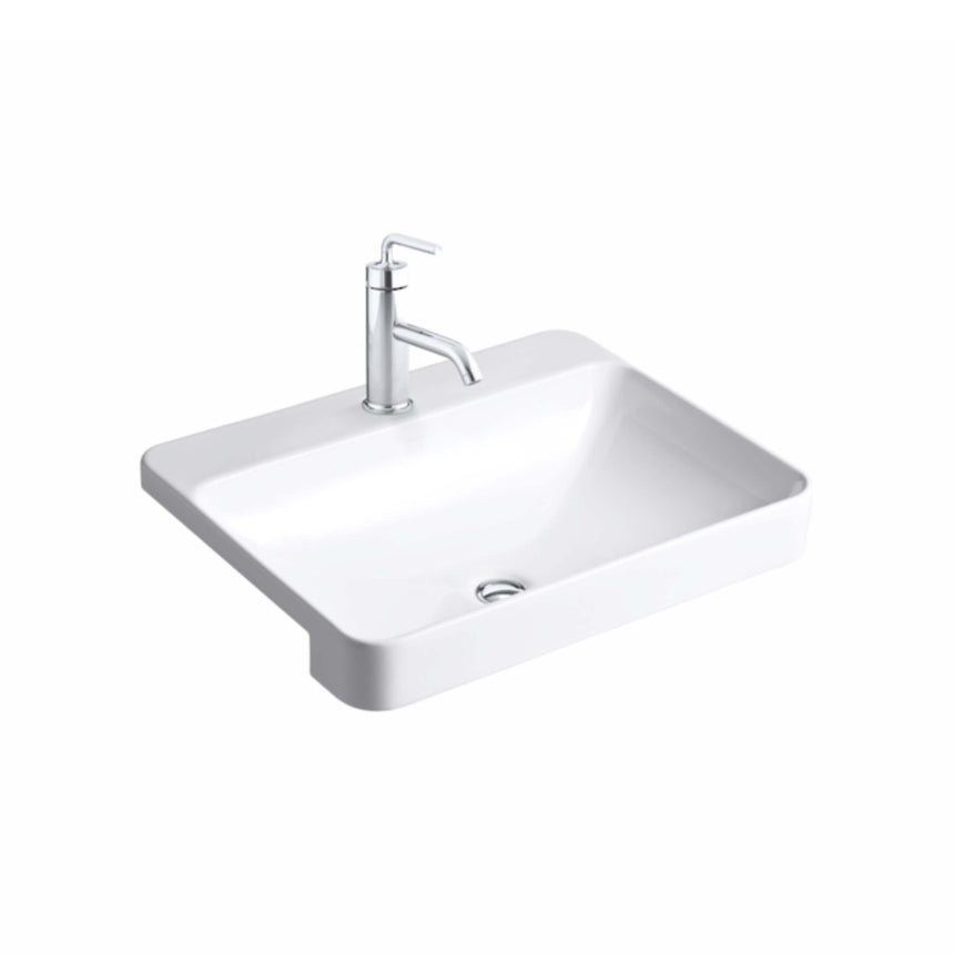 Forefront Rectangular Semi-Recessed Basin Bathroom Basin Kohler Default Title