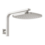 Phoenix Nuage High-Rise Shower Arm & Rose Brushed Nickel