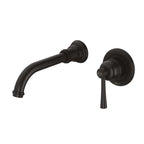 Phoenix Cromford SwitchMix Wall Basin / Bath Mixer Set 180mm Matte Black (Complete Kit) - Lead Free