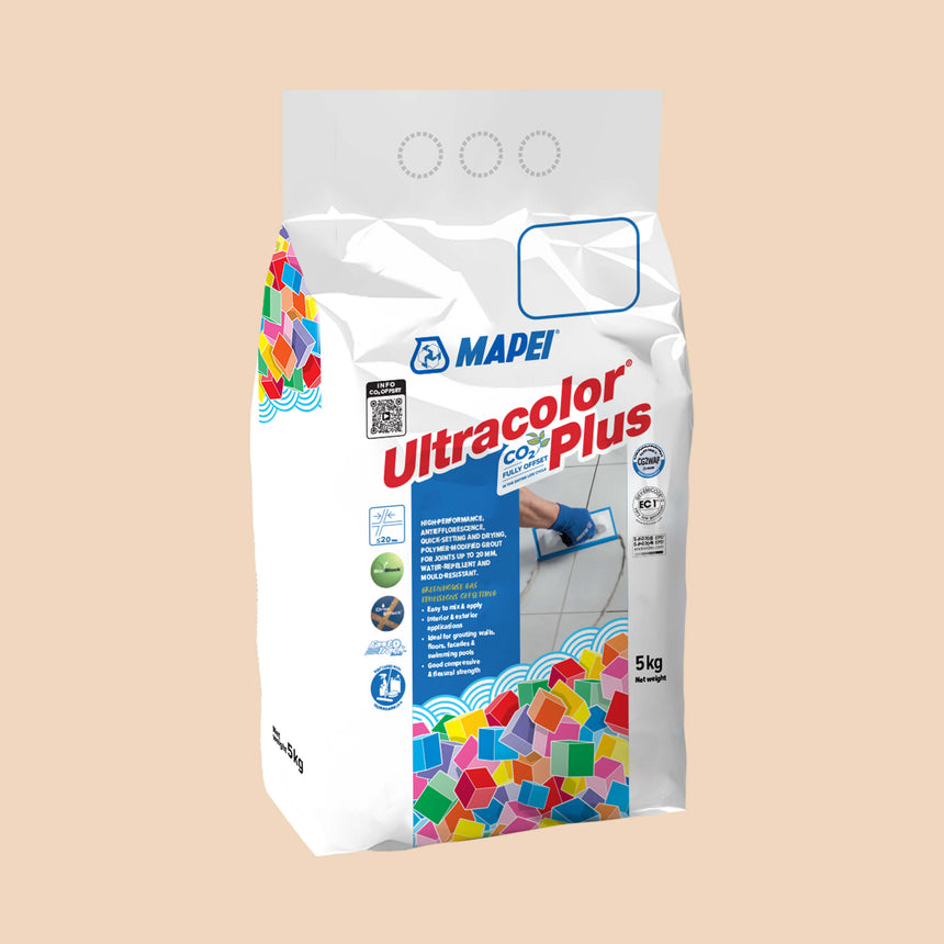 Mapei Grout Ultra Color Plus Alu 132 5kg Beige Grout Mapei Default Title