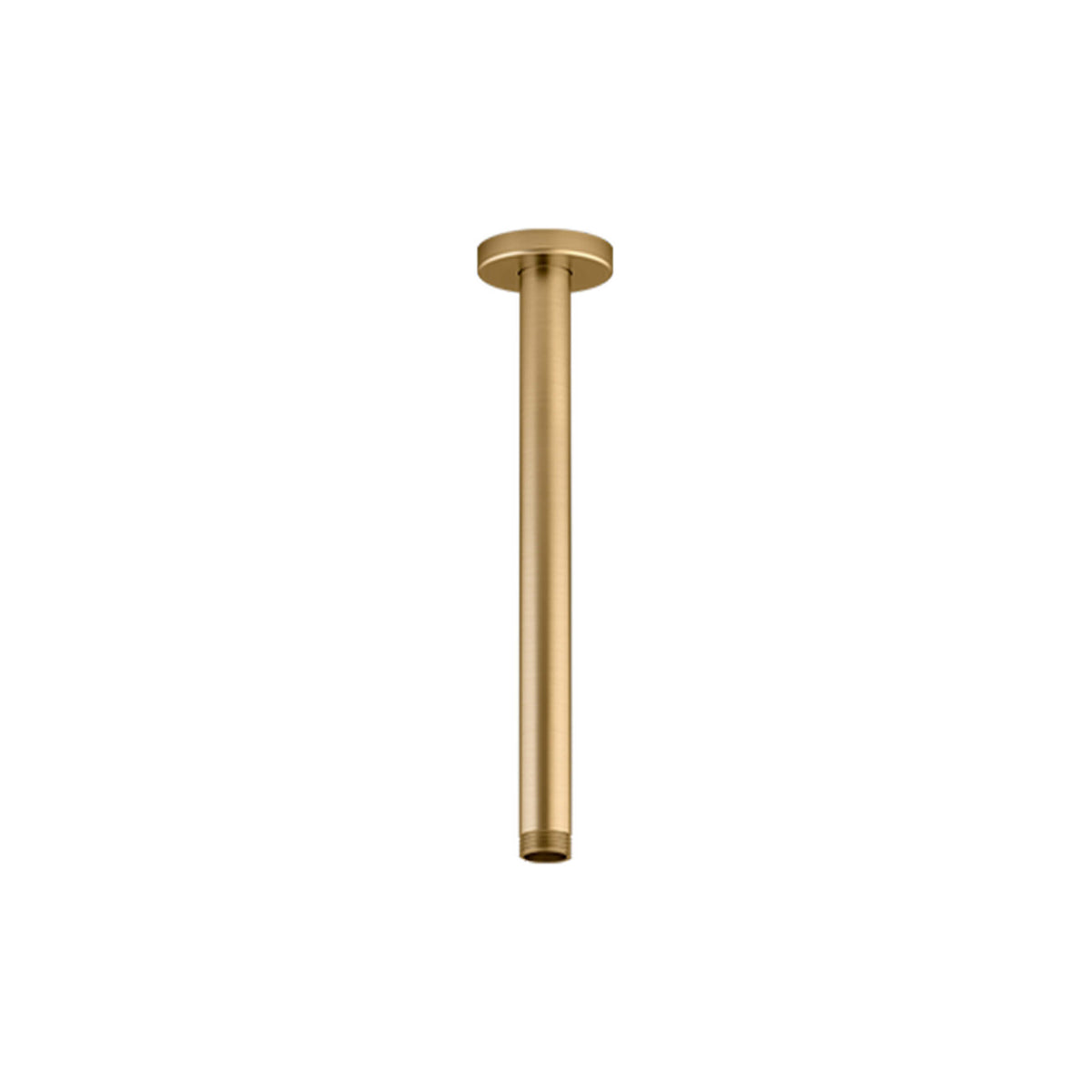 Kohler Shower brushed brass ceiling-mount shower arm 250mm by Tilemall