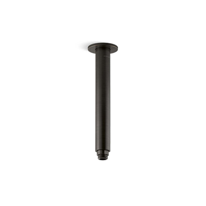 Kohler Ceiling-Mount Shower Arm 250mm Matte Black Shower Kohler Default Title