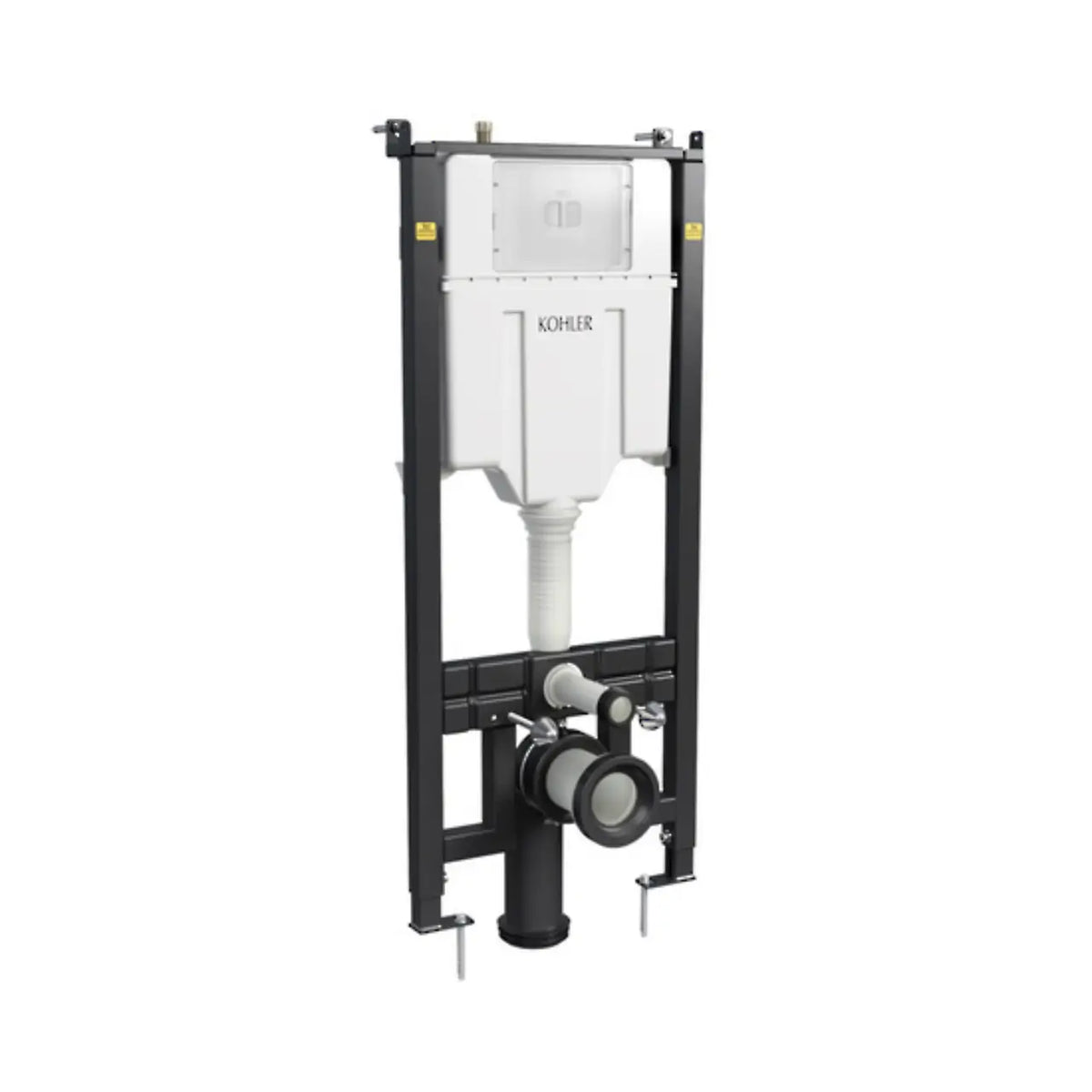Kohler Pneumatic wall-hung toilet frame 90mm standard height by Tilemall with dual-flush cistern and pneumatic controls
