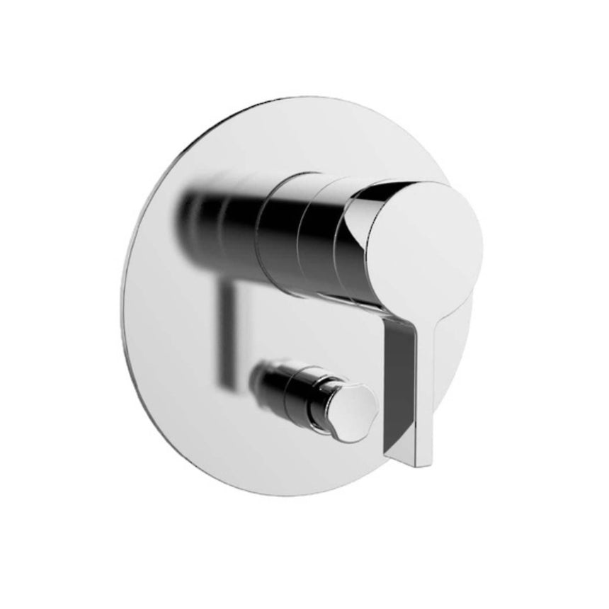 Components Shower/Bath with Diverter Thin Trim Lever Handle Brushed Nickel Tapware Kohler Default Title