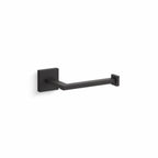 Square Toilet Tissue Holder Matte Black