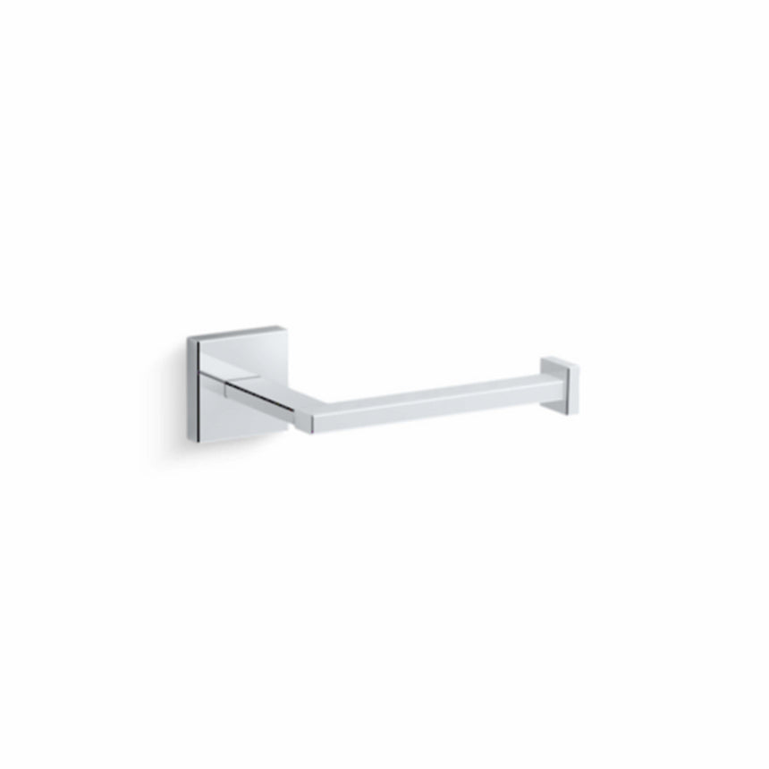 Square Toilet Tissue Holder Polished Chrome Bathroom Accessories Kohler Default Title