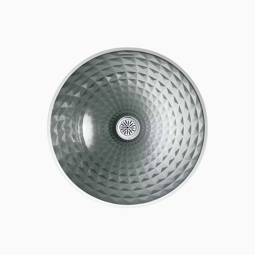 Kallos Spun Glass UnderCounter Basin Bathroom Basin Kohler Default Title
