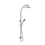 Rain Duet Shower Column with Round Shower Head Chrome