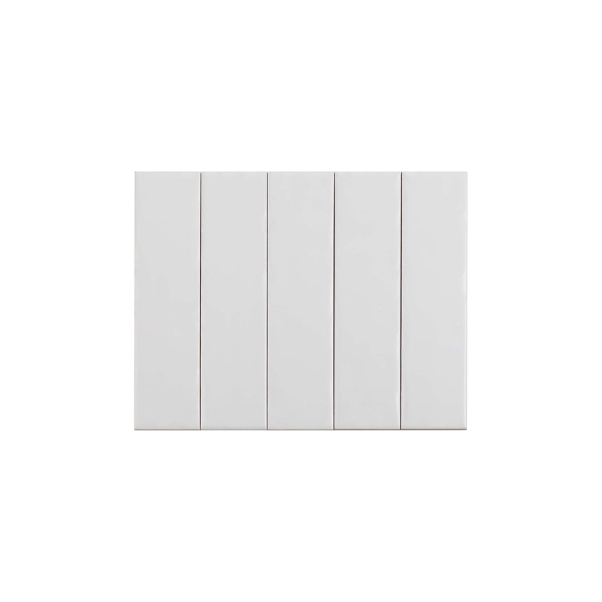 Ceramics Wave Tile 50x200 Matt White Subway Tilemall