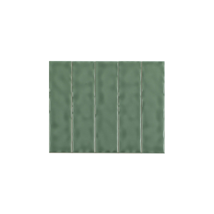 Ceramics Wave Tile 50x200 Gloss Jade Green Subway Tilemall
