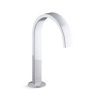 Components Hob Mount Bath Spout Ribbon Chrome