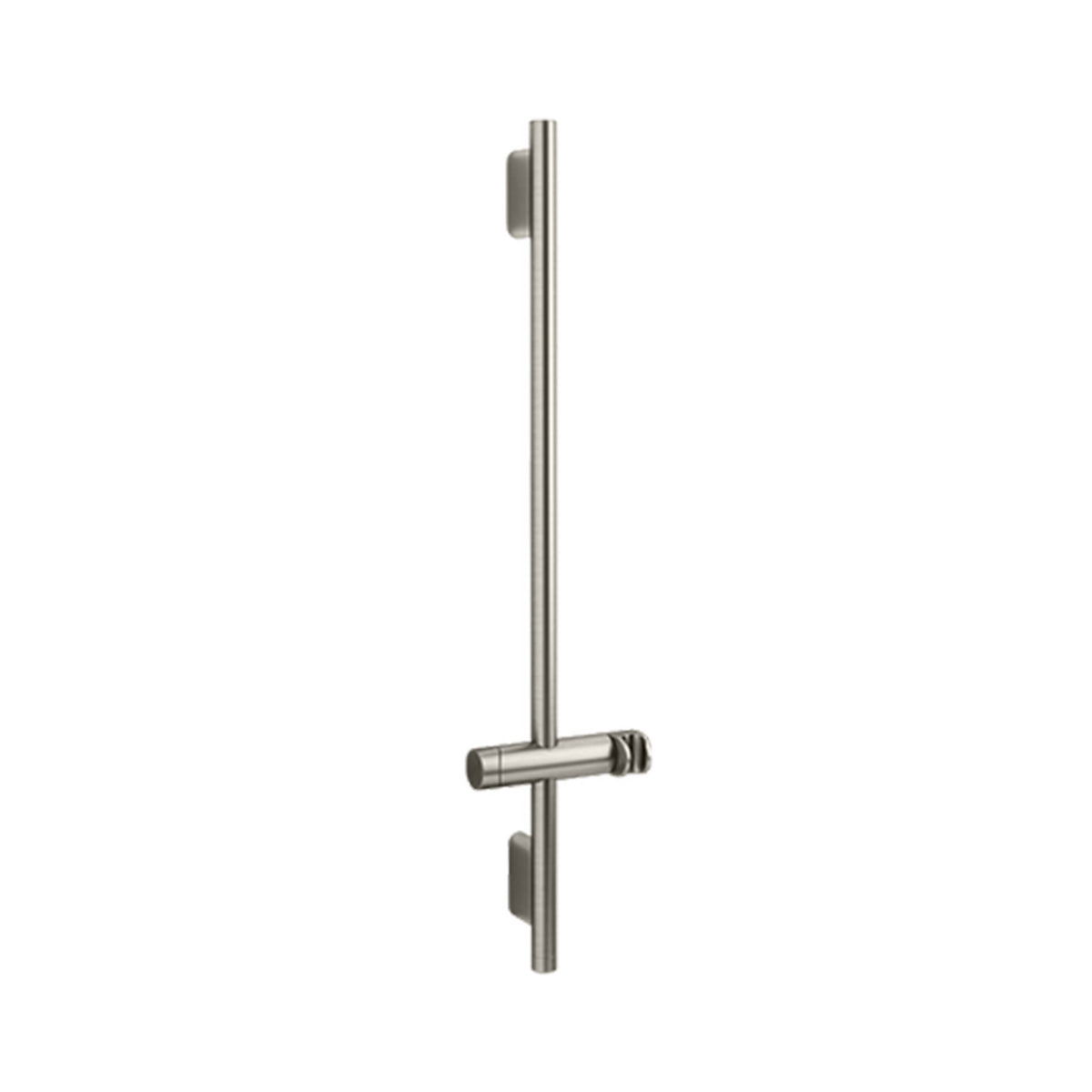 Kohler Statement brushed nickel shower slidebar 800mm by Tilemall with vertical rail and horizontal slider