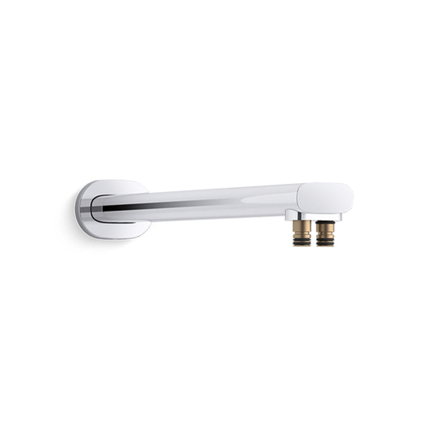 Statement Dual Function Wall Mount Rainhead Arm 355mm Polish Chrome Shower Kohler Default Title
