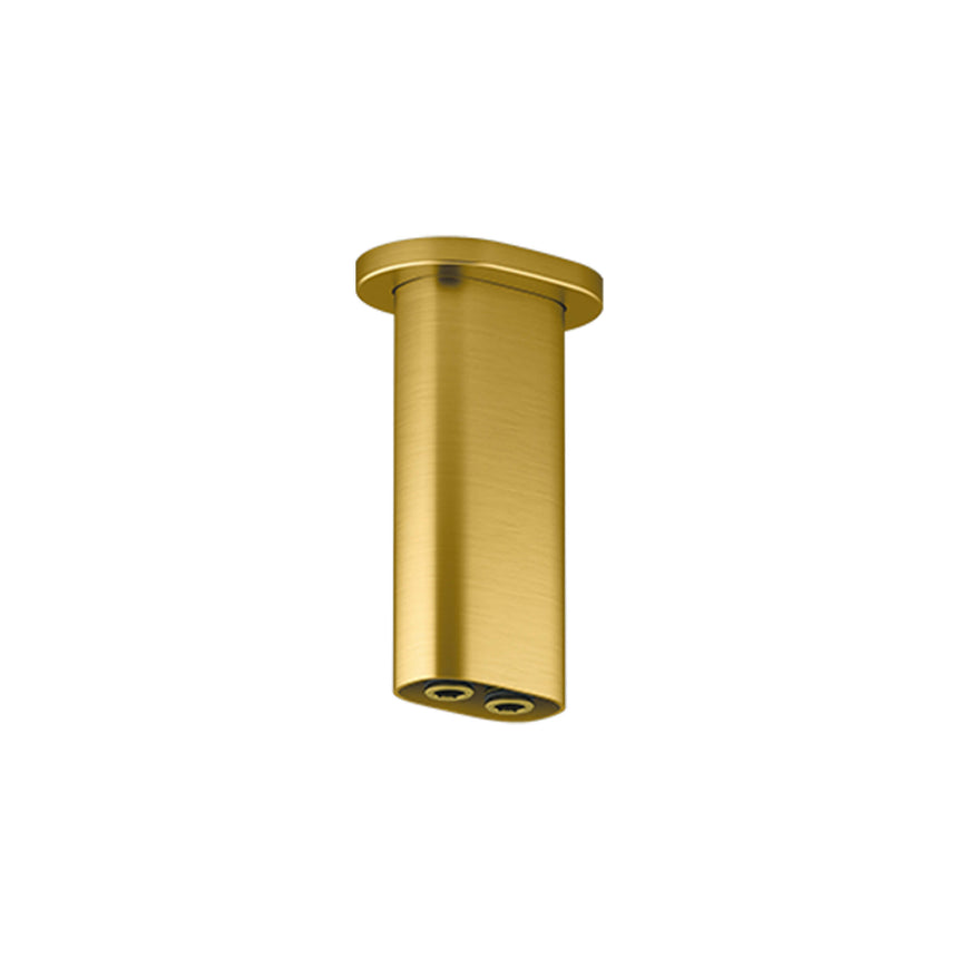Statement Dual Function Ceiling Mount Rainhead Arm 127mm Brushed Brass Shower Kohler Default Title