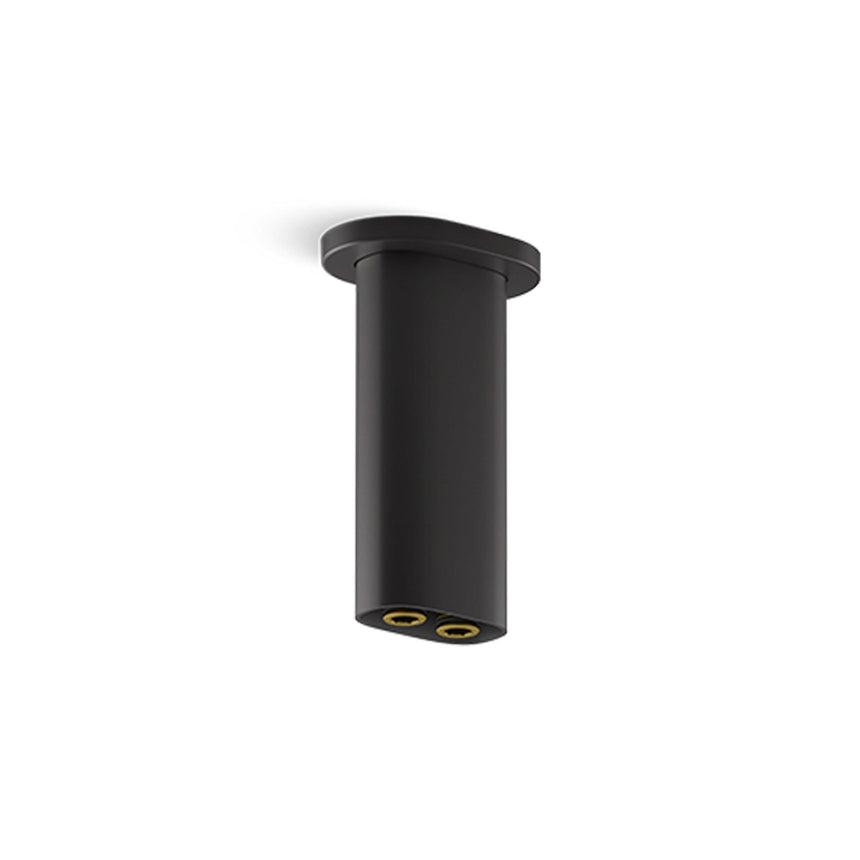 Statement Dual Function Ceiling Mount Rainhead Arm 127mm Matte Black Shower Kohler Default Title