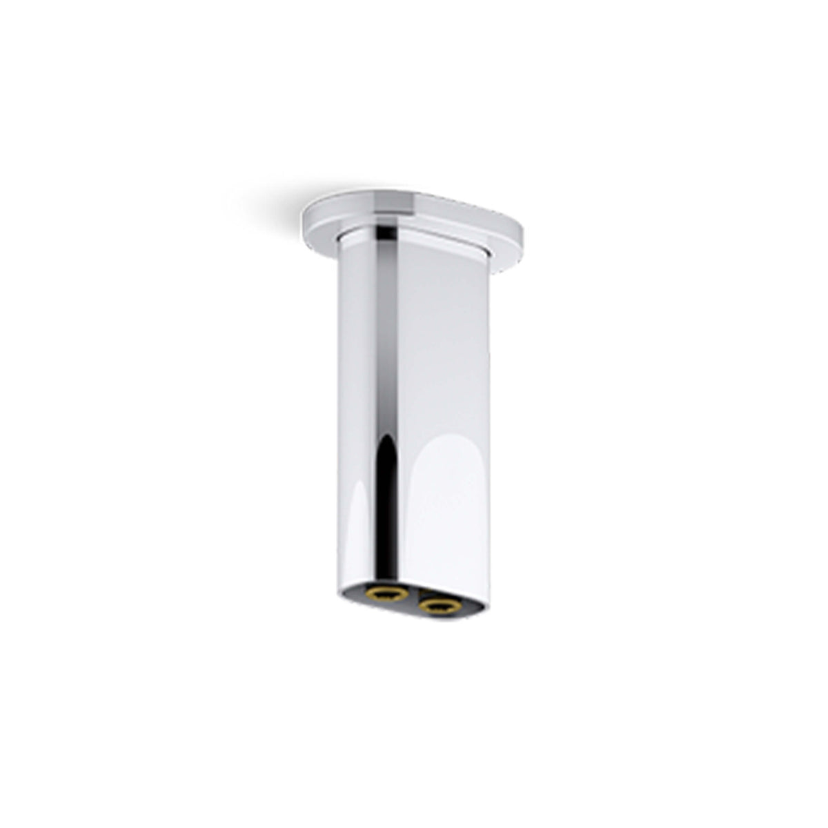 Kohler Statement chrome ceiling mount rainhead arm 127mm by Tilemall with dual function outlet