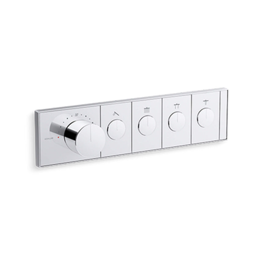 Anthem Recessed Mech Thermostatic Control with Four Outlet Chrome Shower Kohler Default Title
