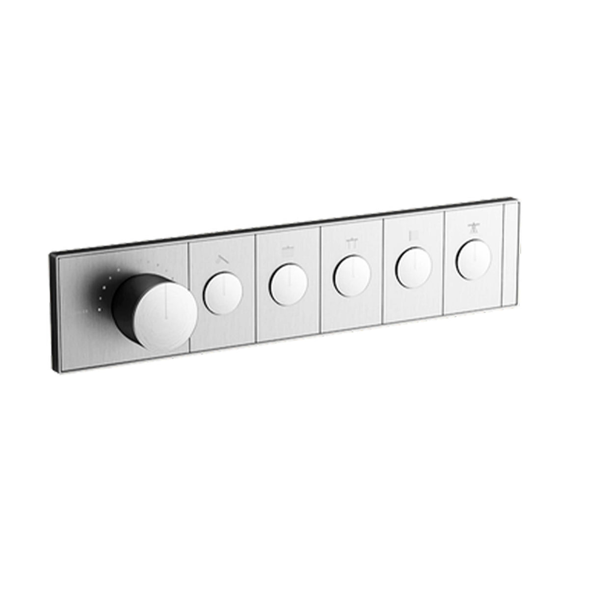 Kohler Anthem chrome recessed thermostatic shower control with five outlet ports by Tilemall