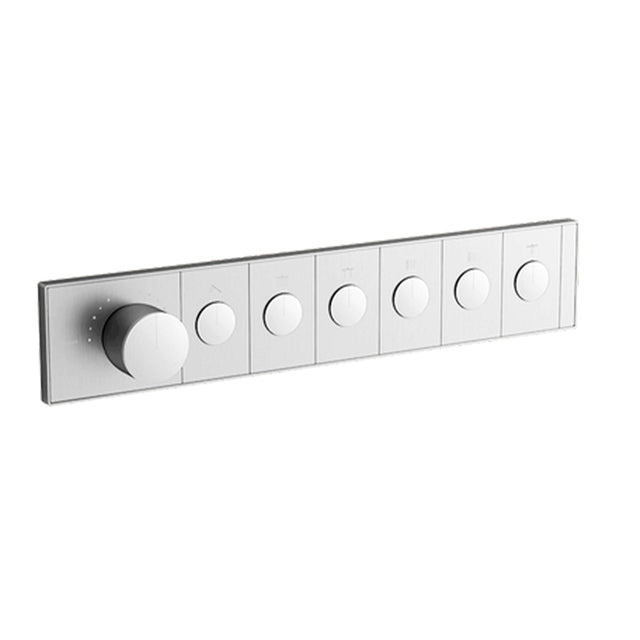 Anthem Recessed Mech Thermostatic Control with Six Outlet Chrome Shower Kohler Default Title