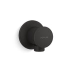 Kohler Wall Mount Water Supply Connection Elbow Round Matte Black