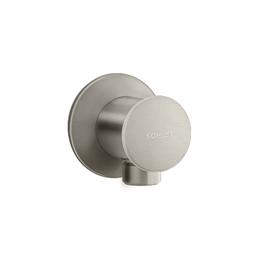 Kohler Wall Mount Water Supply Connection Elbow Round Brushed Nickel Shower Kohler Default Title