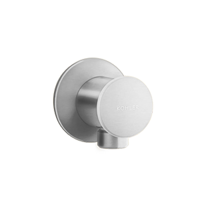 Kohler Wall Mount Water Supply Connection Elbow Round Polish Chrome Shower Kohler Default Title