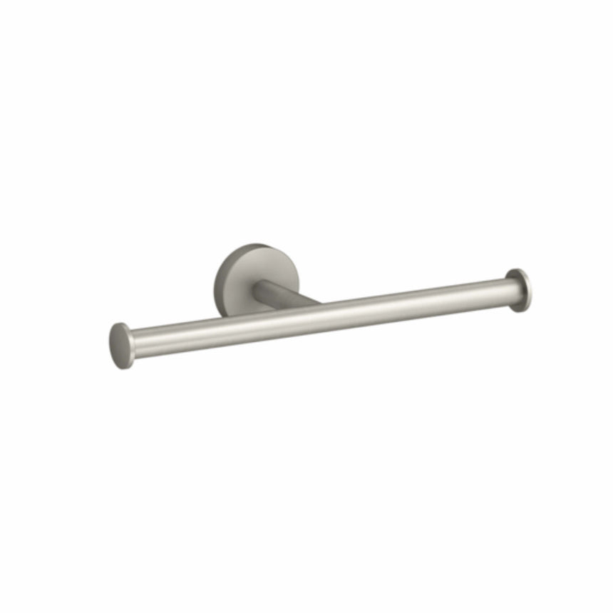 Elate Double Toilet Roll Holder Brushed Nickel Bathroom Accessories Kohler Default Title
