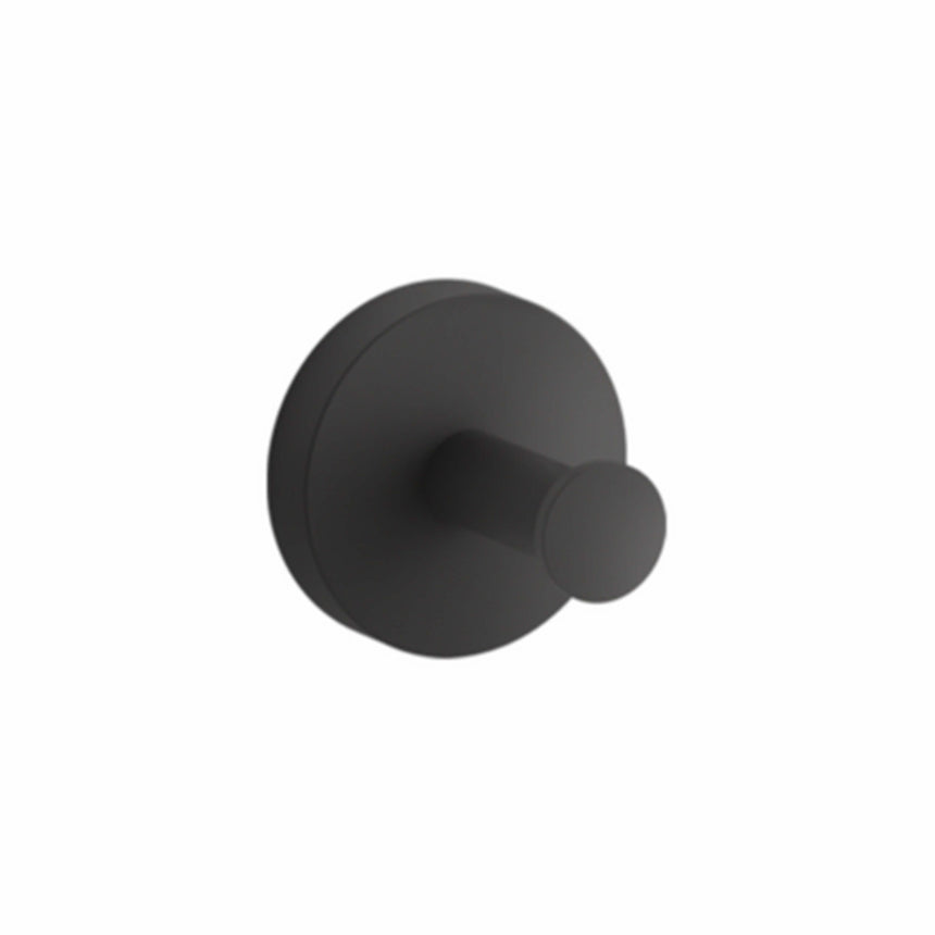 Elate Robe Hook Matte Black Bathroom Accessories Kohler Default Title