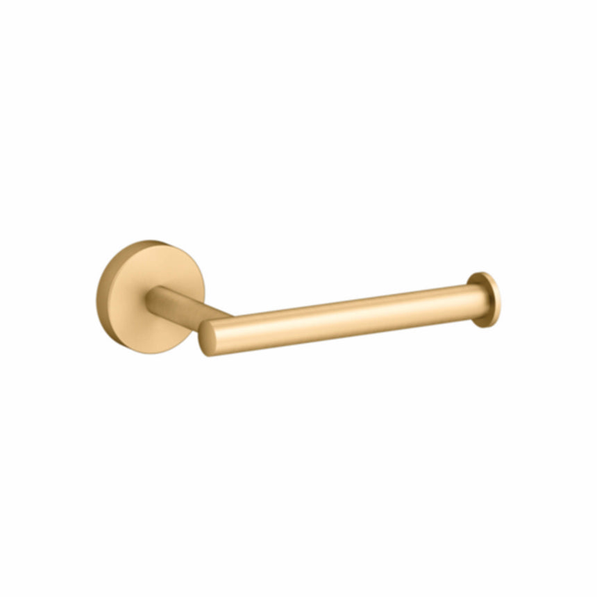 Elate Toilet Roll Holder Brushed Brass Bathroom Accessories Kohler Default Title