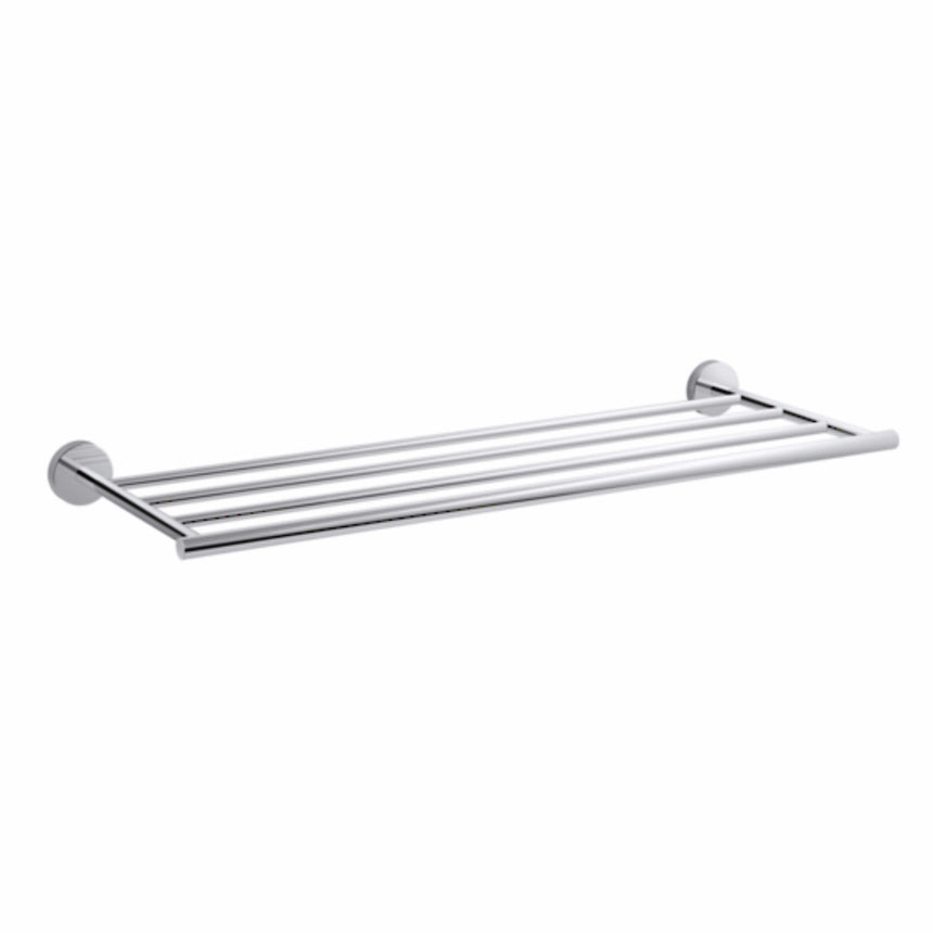 Elate Towel Rack Chrome Bathroom Accessories Kohler Default Title