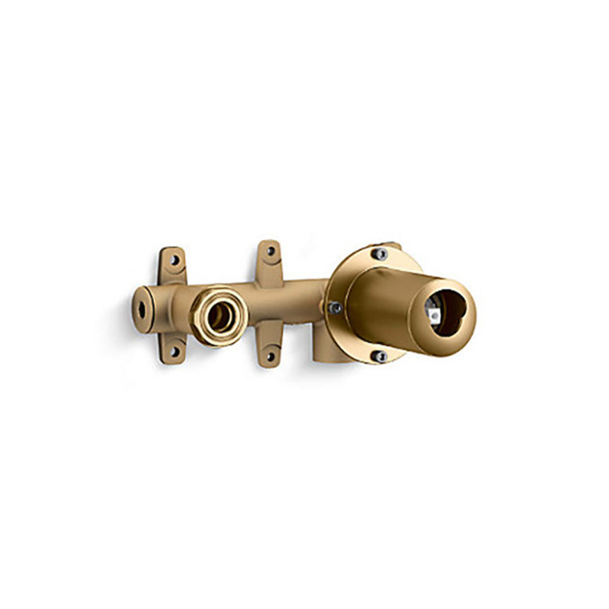 Single Handle Inwall Valve Brushed Brass Tapware Kohler Default Title