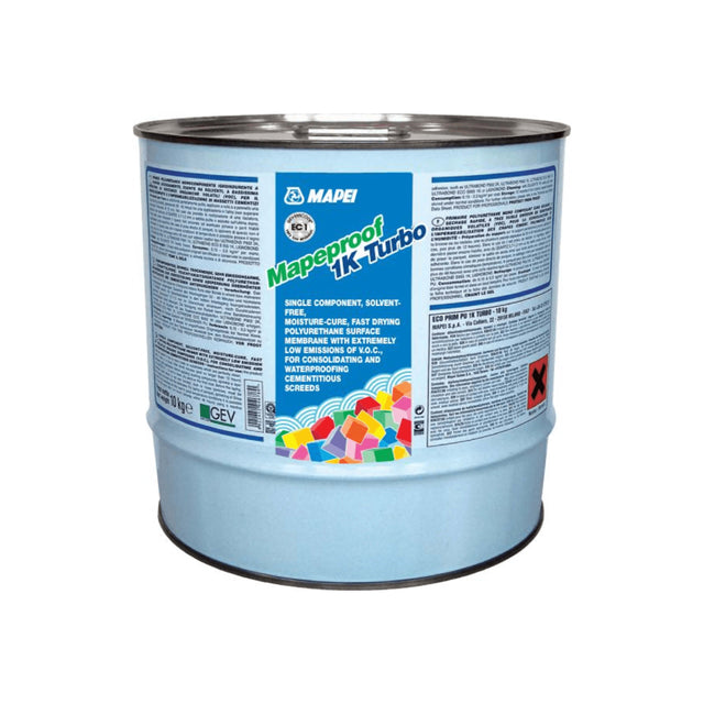 Mapei Mapeproof 1K Turbo Substrate Concrete Repair Moisture Barrier Mapei