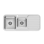 Phoenix 1000 Series 1-3/4 L/H Bowl Sink W/-Drainer W/-Hole Stainless Steel