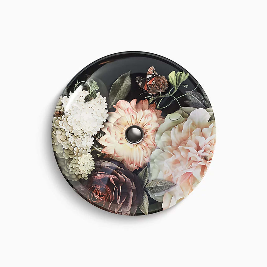 Dutchmaster Round Vessel Basin Blush Floral Bathroom Basin Kohler Default Title