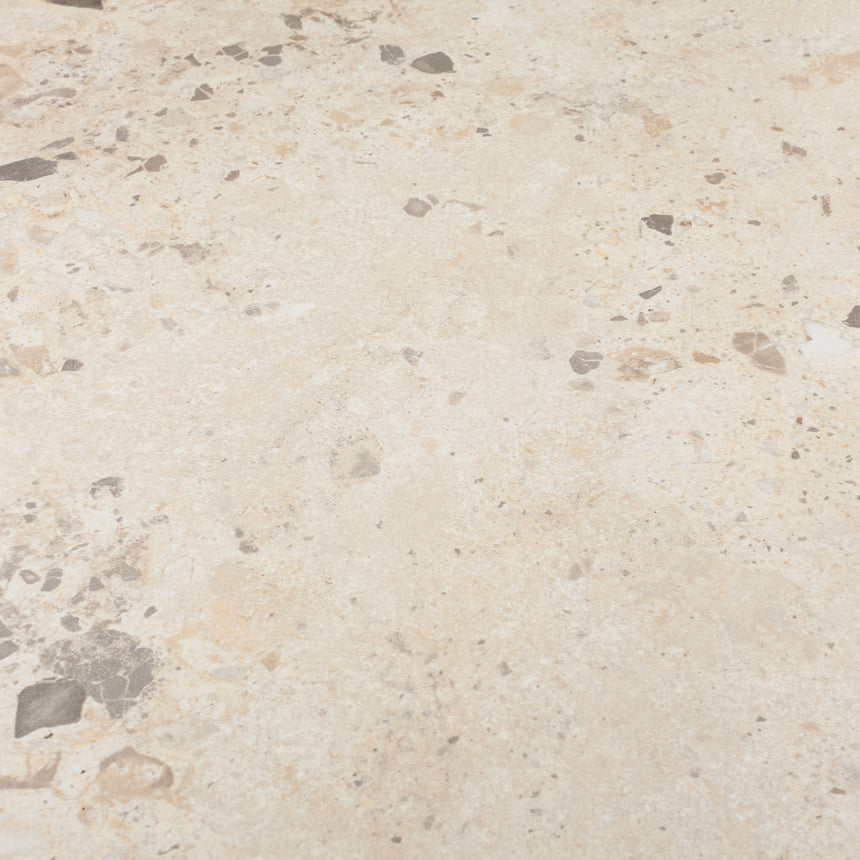 Rockies 600x600 Surface Tec Cream Terrazzo Look Rectified