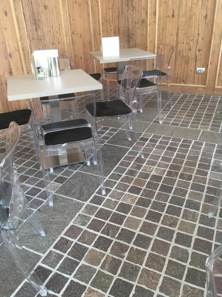 Italian Porphyry natural stone surface and installation by Tilemall