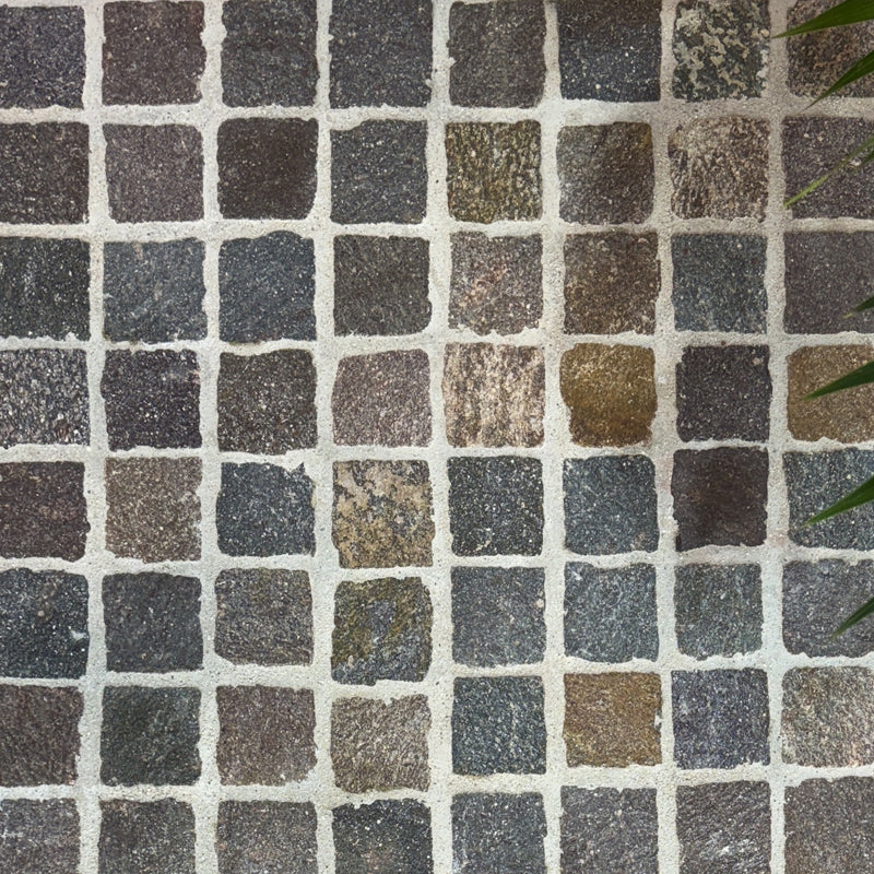 Italian Porphyry natural stone surface and installation by Tilemall