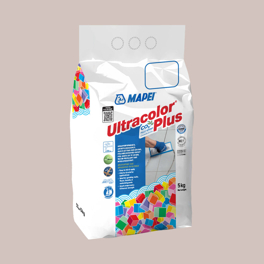 Mapei Grout Ultra Color Plus Alu 123 5kg Ancient White Grout Mapei Default Title