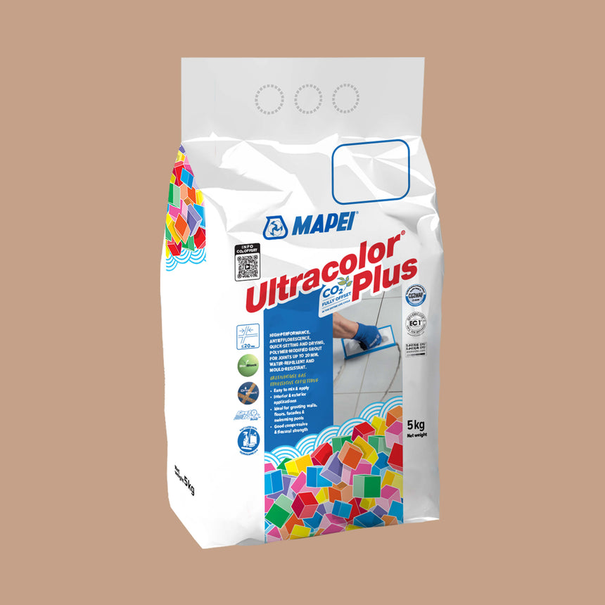 Mapei Grout Ultra Color Plus Alu 141 5kg Caramel Grout Mapei Default Title
