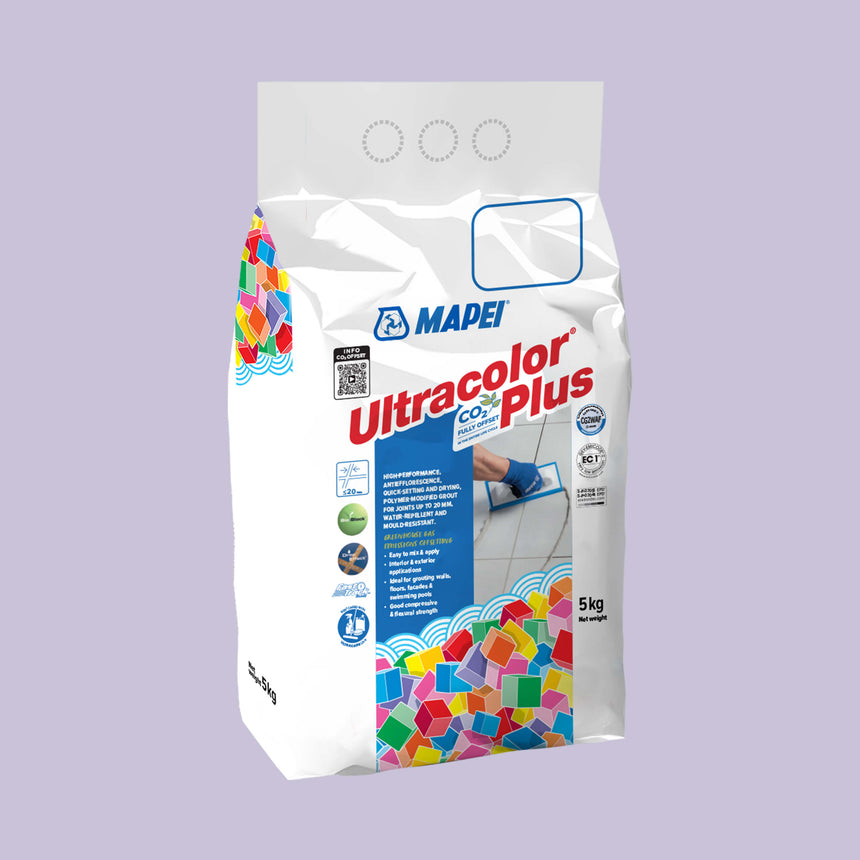 Mapei Grout Ultra Color Plus Alu 163 5kg Light Lilac Grout Mapei Default Title