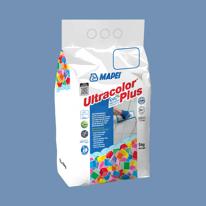 Mapei Grout Ultra Color Plus Alu 168 5kg Cerulean Grout Mapei Default Title