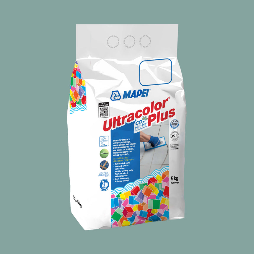 Mapei Grout Ultra Color Plus Alu 177 5kg Sage Grout Mapei Default Title