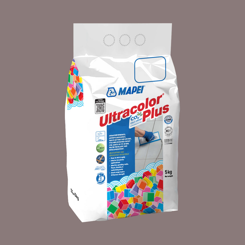 Mapei Grout Ultra Color Plus Alu 187 5kg Linen Grout Mapei Default Title