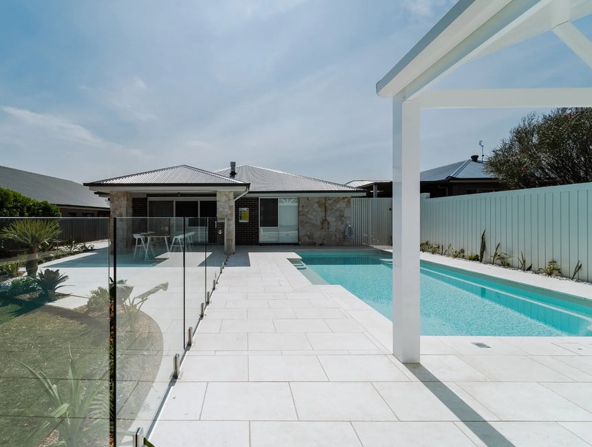 Cresme Limestone natural stone surface and installation by Tilemall