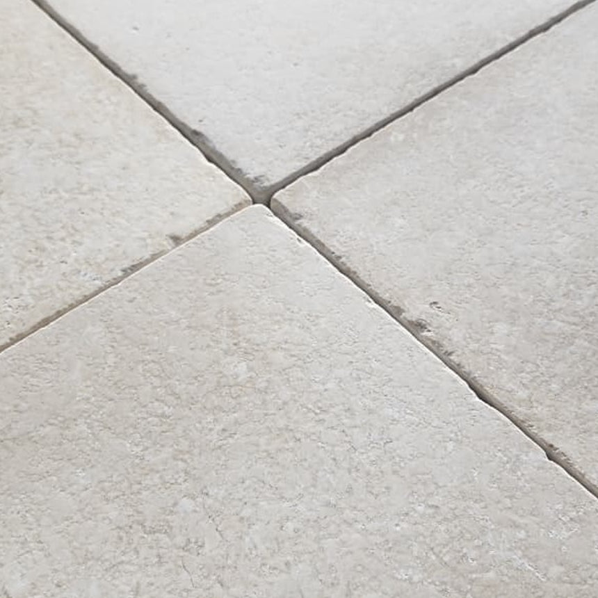 Cresme Limestone natural stone surface and installation by Tilemall