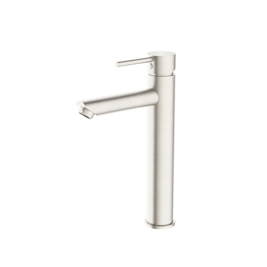 Nero Dolce Tall Basin Mixer Brushed Nickel Tapware Nero Default Title