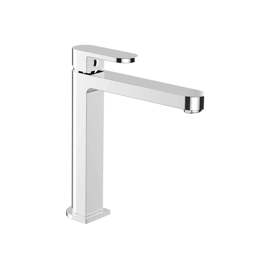 Nero Ecco Tall Basin Mixer Chrome Tapware Nero Default Title